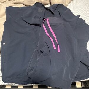 Figs Scrub Set Midnight Sky